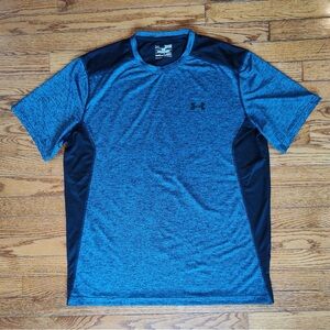 Under Armour Men's Heathered Fitted Heat Gear Short Sleeve Shirt